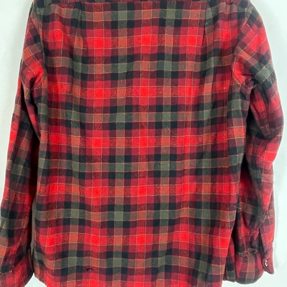 Vintage Pendleton Red Plaid Wool Flannel/Jacket EUC Men’s Size L - Picture 2 of 7